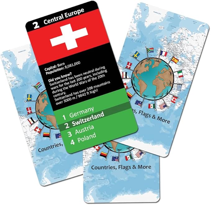 The Purple Cow Go Fish! - Countries Flags & More