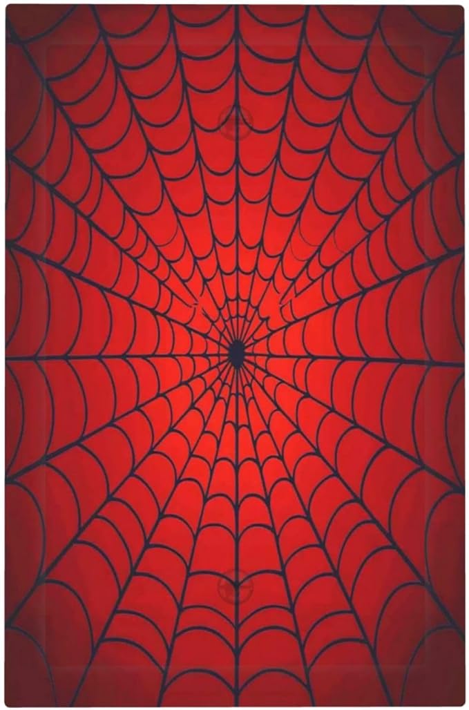Red Spider Web Black Line Simplicity Light Switch Cover Plate 1 Gang No Device Blank Electrical Wall Plates Faceplate Decorative Switch Plate For Kids Room Home Decor