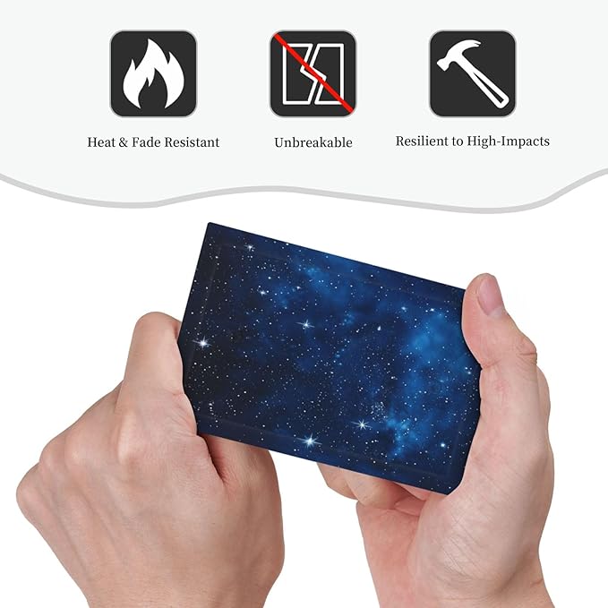 Light Switch Cover Plate Galaxy Starry Sky Universe Sparkle Stars 1 Gang Blank No Device Decorative Outlet Covers Electrical Wall Plate Switchplate for Bathroom Bedroom Decor