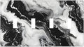 Ink Painting Marble Black White Abstract Luxurious Print Light Switch Covers Quad Toggle Electrical Faceplate 4 Gang Wall Plate Decorative Switch Plates Cover for Kitchen Office Decor