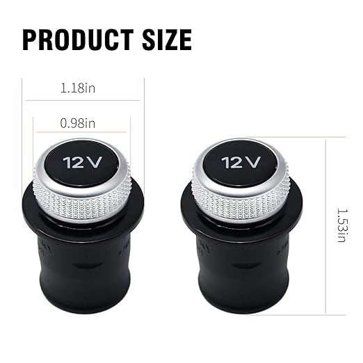 VIKKSAER 12V Auto Cigarette Lighter Dummy Cover Socket, 4H0919311 Replacement for Audi A4 A6 A8 Q3 A7
