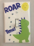 Dinosaur Boys Room Light Switch Cover Plate Kids Decorative Nursery Teen Toddler Room Decor Bedroom Bathroom Playroom (Dino Roar)