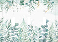 Boho Green Eucalyptus Leaf Floral Sage Flower Decorative Switch Plates 3 Gang Wall Plate Triple Toggle Light Switch Cover Faceplate Electrical Wall Panels for Bedroom Living Room Decor
