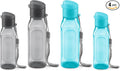 MILTON Bulk Water Bottles Set of 4 – 10 and 17oz Multicolor Bottles for Kids and Adults – Leak Proof with Carry Strap – Square Reusable Bottles for Juice, Drinks BPA-Free Dishwasher-Safe