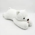 FoxVilla 4lbs Polar Bear Weighted Stuffed Animals, 24 inch Weighted Plush Stuffed Animals for Adults, Cute Soft Weighted Plush Throw Animal Pillow Toy, Birthday Gifts for Adults Kids