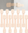 Bate- Child Safety Strap Locks, 10 Pack, Baby Locks for Cabinets, Drawers, Kitchen, Toilet, Furniture, Fridge, Multi-Purpose, Easy Install with Quick 3M Adhesive for Childproofing