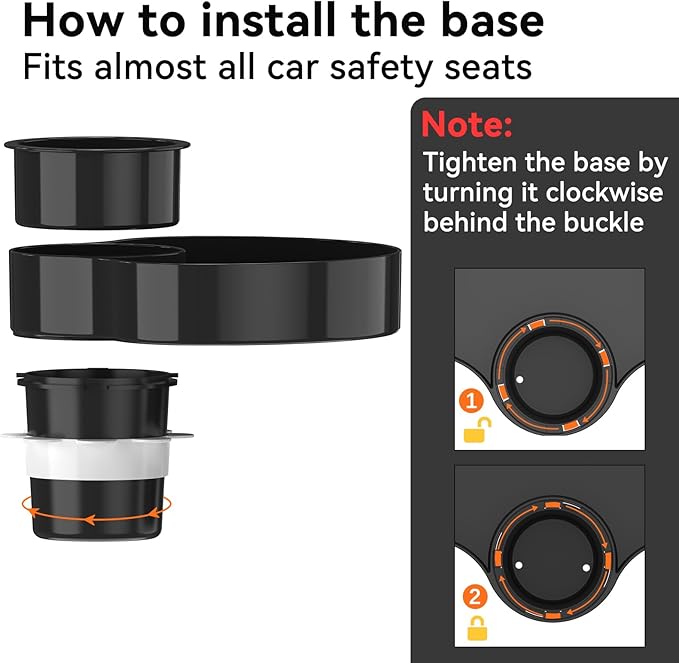 Kids Car Seat Tray, Travel Tray with Cup Holder for Toddler, Baby Car Seat Food Snack Organizer for Road Trip, Stroller snack tray travel must haves (Black 2 Packs)