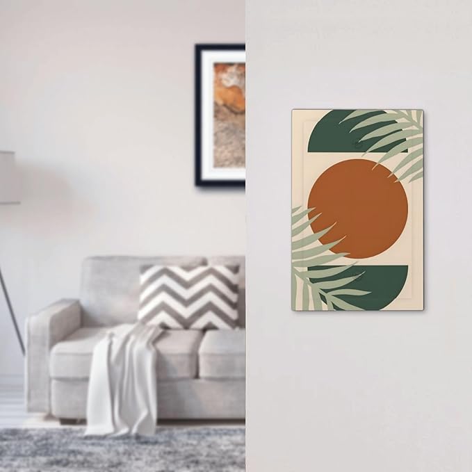 Light Switch Cover Vintage Boho Sun Leaf Wall Plate Cover 1 Gang Blank No Device Decorative Outlet Covers Electrical Switchplate for Bathroom Bedroom Decor