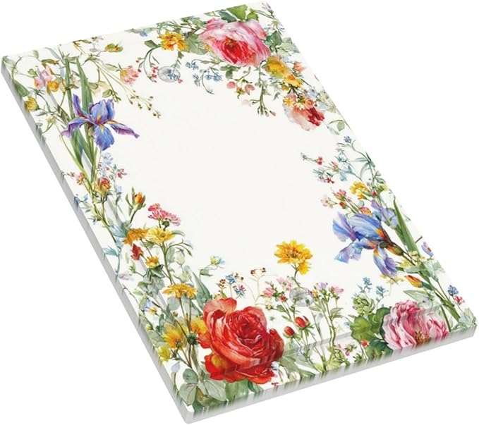 Decorative Light Switch Cover Plate Rustic Red Flower Garden Floral 1 Gang No Device Single Blank Outlet Covers Wall Plates for Electrical Outlets Faceplate for Country Home Decor
