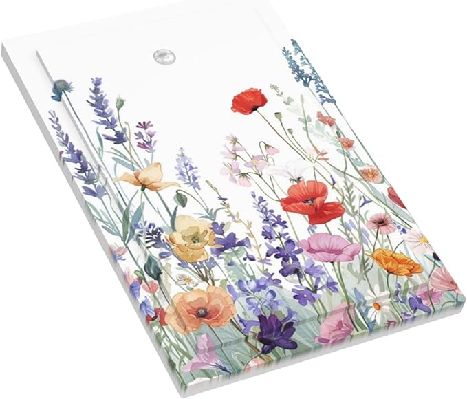 Colorful Floral Purple Lavender Flower Leaves Plants Light Switch Cover Plate 1 Gang No Device Blank Electrical Wall Plates Faceplate Decorative Switch Plate for Bed Room Living Room Decor