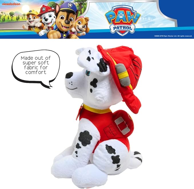 Paw Patrol Marshall Kids Bedding Super Soft Plush Cuddle Pillow Buddy, One Size, (Official) Nickelodeon Product By Franco