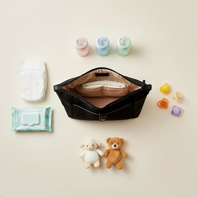 Universal Stroller Organizer with Cup Holders | Compact Storage for Baby, Jogger & Pet Strollers — Popular Style Back in Stock