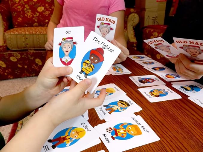 Regal Games Banapples Jr. & Old Maid Kids Card Games Ages 4 5 6 7 8+ | Family Fun Playing Card Set (80 Game Cards, 2 Pack)