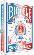 Bicycle Sparkler Playing Cards – Made in USA - Tribute to American Flag & Dazzling Fireworks Deck, Bold Patriotic Collectible Card Set for Fourth of July Parties, Americana Gifts, Family Game Night