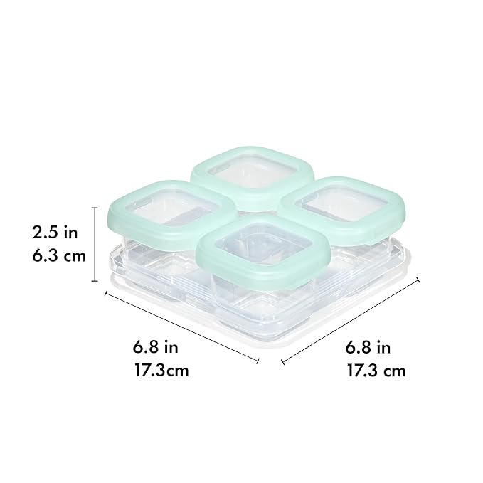 OXO Tot 12-Piece Baby Blocks Food Storage Container Set - Opal