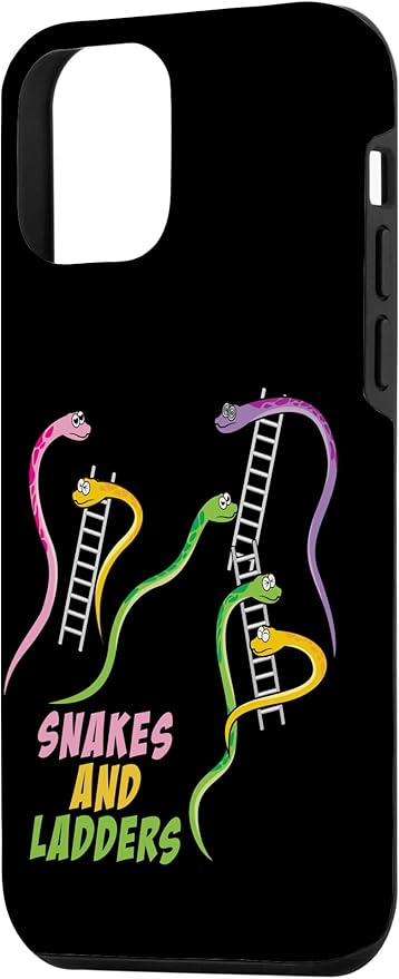 iPhone 12 mini Snakes and Ladders Humor Board Game Gamer Womens Men Kids Case