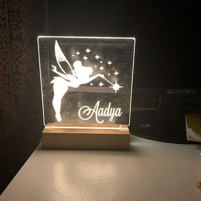 Fairy Night Light, Night Light, Kids Bedroom, Nursery Night Light, Personalized Night Light, Custom Name Night Light, Childs Playroom, Gift for Kids