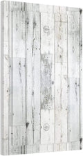 Grey White Wood 1 Gang Light Switch Cover No Decive Blank Wall Plate Decorative for Teen Kids Boys Bathroom Home Bedroom Art Panel Decorate 5" x 3