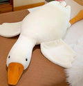 Ryttir Giant Goose Plush - 51" Extra Soft Goose Stuffed Animal Hugging Pillow with Rotund Belly,Safety Nursery Decor & Sensory Comfort Toy,Cuddle Companion for Age 0+(Birthday Gender Neutral Gift)