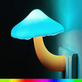 Sensor LED Night Light, Color Changing Mushroom Night Light Plug-in Wall Based Lamp, Gift for Kids Adults, Cute Mushroom Nursery Light for Bedroom, Bathroom, Kitchen, Hallway and Stairs