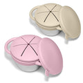 2 Pack Baby Stainless Steel Snack Containers for Kids with Spill Proof Food Grade Silicone Lids & Handles 9 OZ Baby Snack Cups No Spill Toddler Snack Box for Mess-Free Snacking