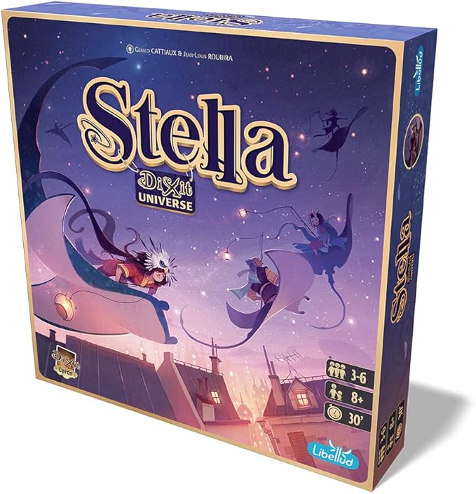 Asmodee Stella: Dixit Universe Board Game - Competitive Sky Exploration Image Association and Strategic Guessing, Fun Family Game for Kids and Adults, Ages 8+, 3-6 Players, 30 Min Playtime