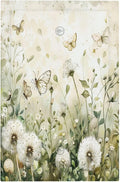 Light Switch Cover Watercolor Butterflies Dandelions Wildflowers Decorative Switch Plates 1 Gang Blank No Device Outlet Covers Electrical Wall Plates for Bathroom Bedroom Decor