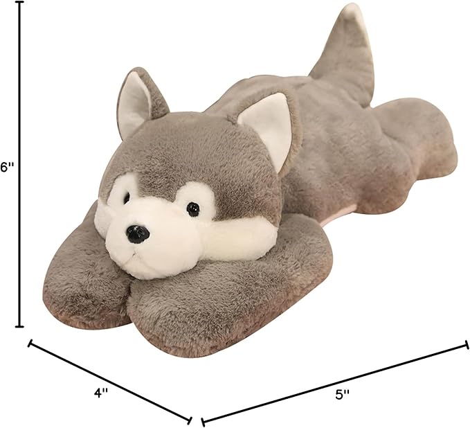 Weighted Stuffed Animals, 19.7" 3.3lbs Weighted Husky Stuffed Animal Toy Cute Huskies Plush Pillow Weighted Plush Animals Toy
