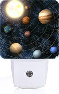 Solar System Planets Night Light,Plug-in Nightlights Auto Sensor Night Lamp Dusk-to-Dawn Lamp Home Decor for Nursery Children Girls Boys