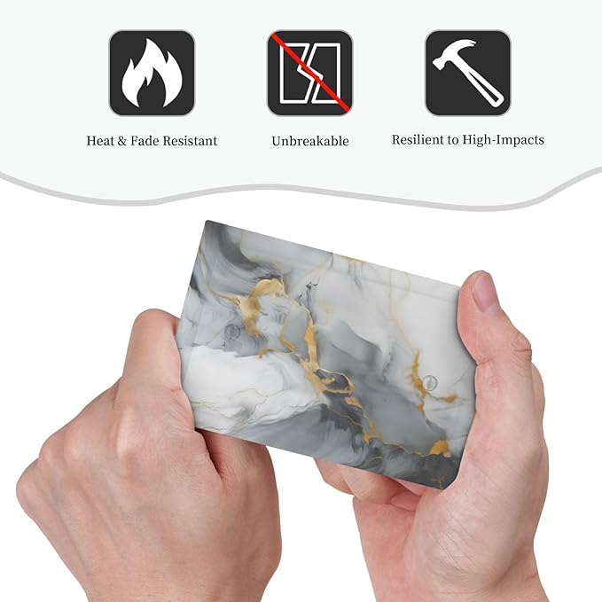Gold Marble Grey Art Abstract Luxury Print Light Switch Cover Plate 1 Gang No Device Blank Electrical Wall Plates Faceplate Decorative Switch Plate for Kitchen Bathroom Decor