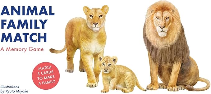 Laurence King Animal Family Match: A Matching Memory Game