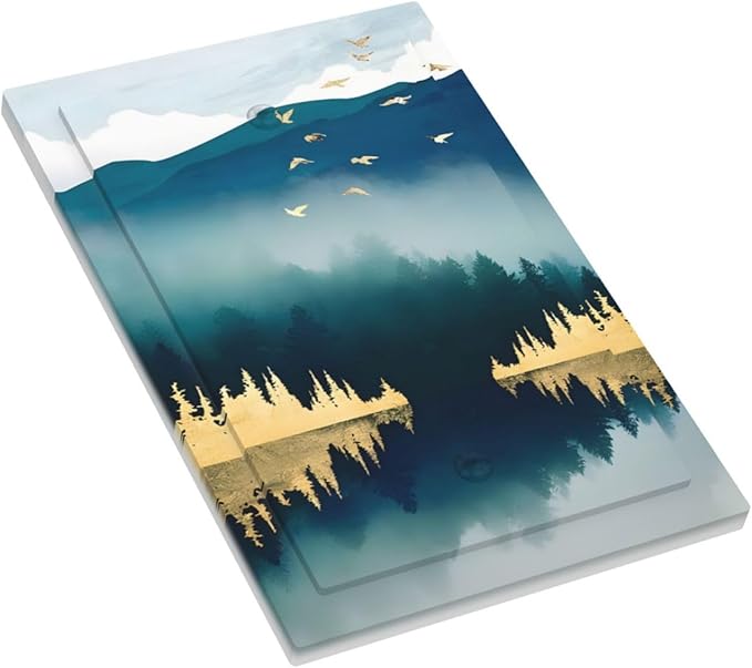 Mountains Landscape Lake Bird Reflection Light Switch Cover Plate 1 Gang No Device Blank Electrical Wall Plates Faceplate Decorative Switch Plate Covers for Bedroom Living Room Decor