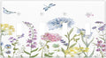 Colorful Wildflowers Dragonfly Lavender Butterfly Insect Light Switch Covers Quad Toggle Electrical Faceplate 4 Gang Wall Plate Decorative Switch Plates Cover for Bedroom Living Room Decor