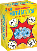 University Games, Scholastic Math Match Travel Dice Game, Mathematics Reinforcement Game for Kids, for 2 or More Players Ages 5 and Up