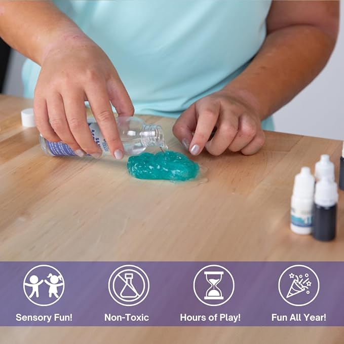Aqua Endless Summer Surf’s Up DIY Slime Kit – Beach and Surf-Themed STEM Activity with Summer Vibes