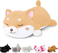 Finebee Weighted Shiba Inu Stuffed Animals, Cute Weighted Dog Plush, Soft Stuffed Weighted Shiba Inu Plushie Gifts for Kids & Adults(9.8" 0.8Lbs)