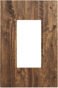 Rustic Old Wood Brown Crack Tree Tumor Print Decorative Outlet Covers 1 Gang Single Rocker Light Switch Cover Plate Wall Plates GFCI Faceplate for Farmhouse Home Decor