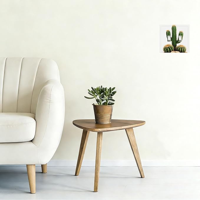 Boho Cactus Garden Double Toggle Switch Cover - 2-Gang Standard US Size Minimalist Desert Landscape Design Light Switch Covers for Bedroom Bathroom Living Room Decor