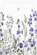 Lavender Wildflowers Purple Flowers Plant Floral Light Switch Cover Plate 1 Gang No Device Blank Electrical Wall Plates Faceplate Decorative Switch Plate Covers for Bedroom Living Room Decor