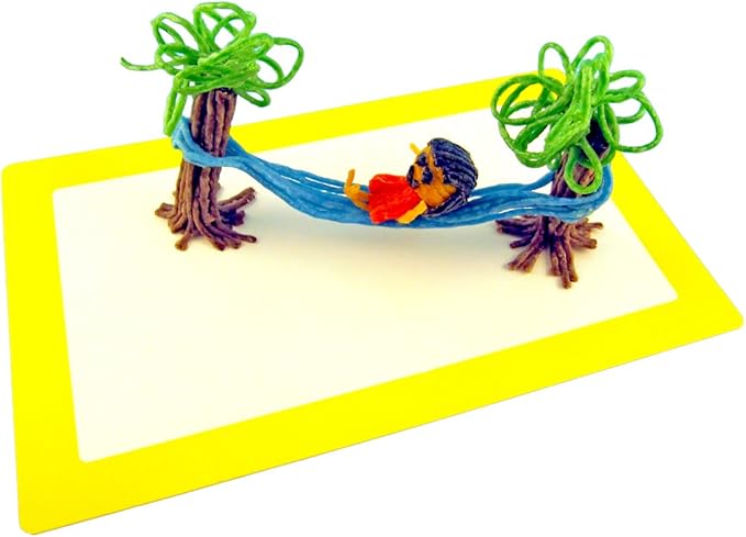 WikkiStix Travel Fun Pak, 24 Wikki Stix and 8-Page idea Booklet and playboard, Made in The USA!