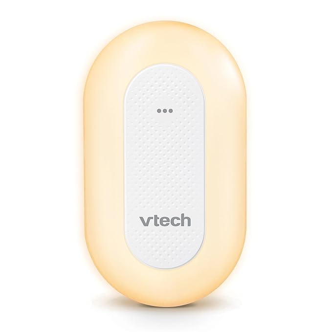 VTech BC8113 V-Hush Plug Sleep Training Soother with 40 Stories/Songs/Sounds & Record Your own Voice. Bluetooth Speaker, 250+ Multi-Color Night Light, No Batteries & No Cords Required