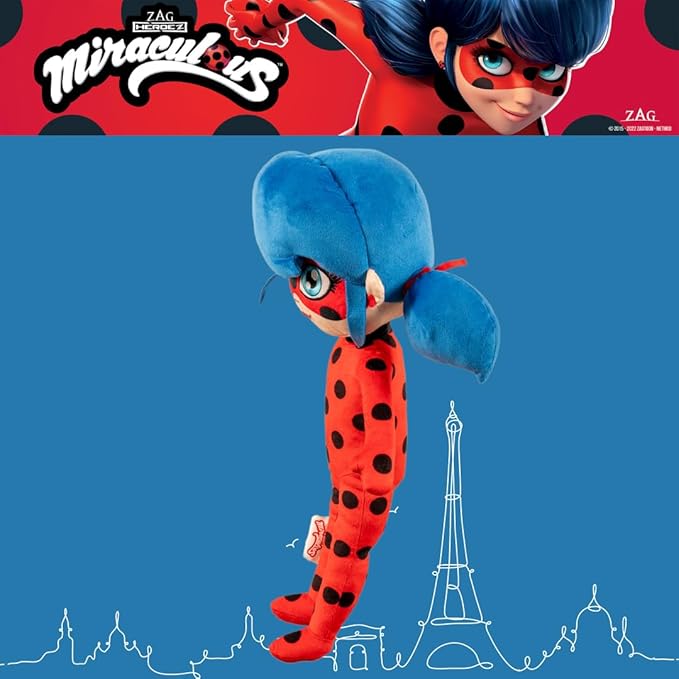 Franco Kids Miraculous Ladybug Bedding Super Soft Plush Decorative Throw Pillow, (Officially Licensed Product)