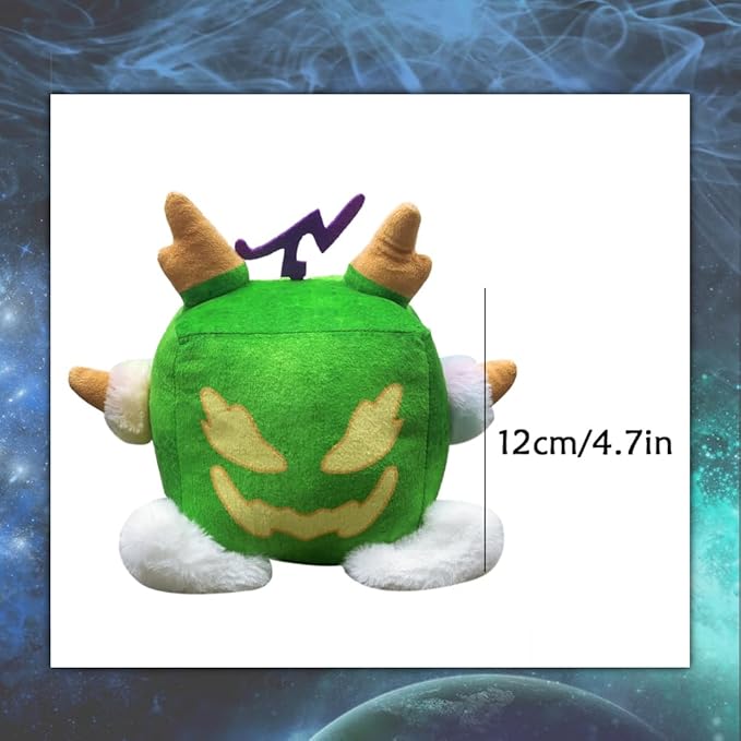 Zenitsu Plush Toy Fruits Plush Toy Stuffed Toys Video Game Pillow for Kids Birthday Xmas Gift (Dragon)