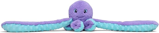 HUGIMALS Hugarounds Indigo the Octopus 2.5 lb Microwaveable Weighted Plush Neck & Shoulder Wrap | Soothing, Comforting Hugs for Self-Care & Relaxation | Unscented for Ages 2+