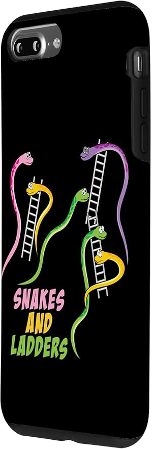 iPhone 7 Plus/8 Plus Snakes and Ladders Humor Board Game Gamer Womens Men Kids Case