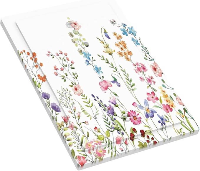 Boho Watercolor Wildflowers Floral Plants Flower Light Switch Cover Plate 1 Gang No Device Blank Electrical Wall Plates Faceplate Decorative Switch Plate Covers for Bedroom Living Room Decor