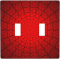 Spider Web Double Light Switch Cover Plates Decorative 2 Gang Wall Plate Double Toggle Lightswitch Cover