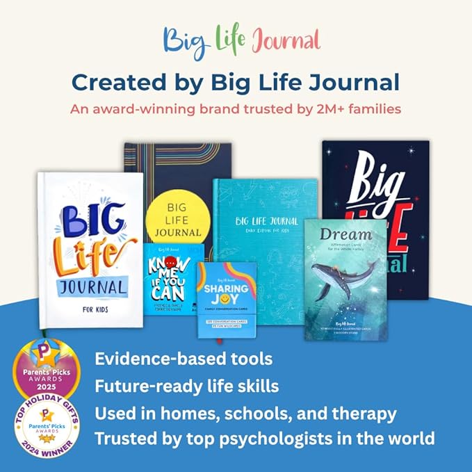 Big Life Journal – Sharing Joy Conversation Cards – 150 Prompts to Spark Joy, Gratitude & Meaningful Conversations – Gift for Families, Kids & Parents for Holidays, Road Trips & Family Dinners