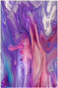 Liquid Marble Modern Abstract Texture Abstract Purple Paint Wall Art Light Switch Cover Plate 1 Gang Electrical Wall Plates Faceplate Decorative Switch Plate No Device Blank for Office Living Room