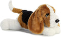 Aurora® Adorable Flopsie™ Basset Hound Stuffed Animal - Used to Create Imaginative Play Adventures - Perfect for Birthdays, Kids and Adults, All Ages - Brown 12 Inches